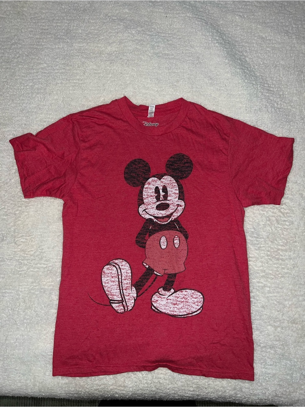 Disney Pink-Red Logo Tee